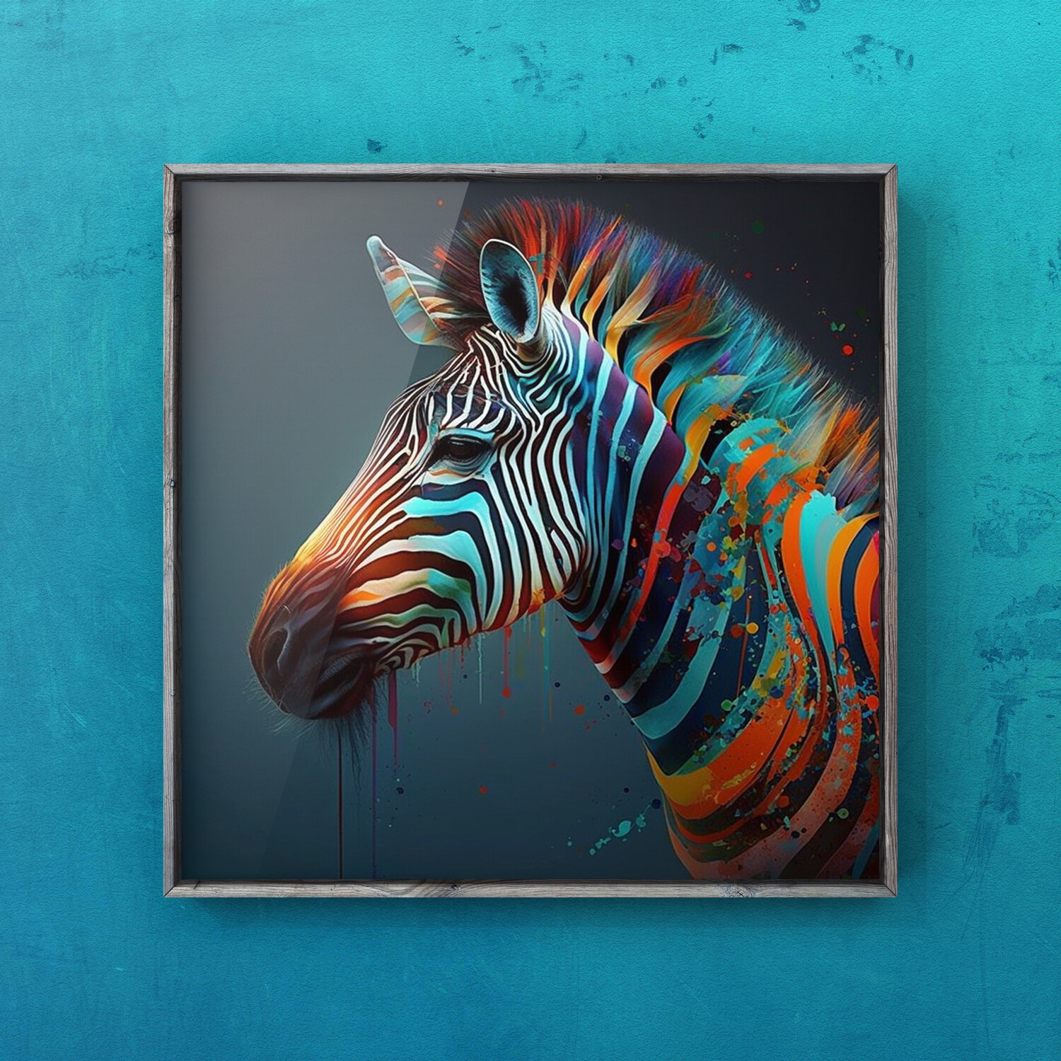 Animal kingdom: Racing Stripes | Original Canvas Art Or Print