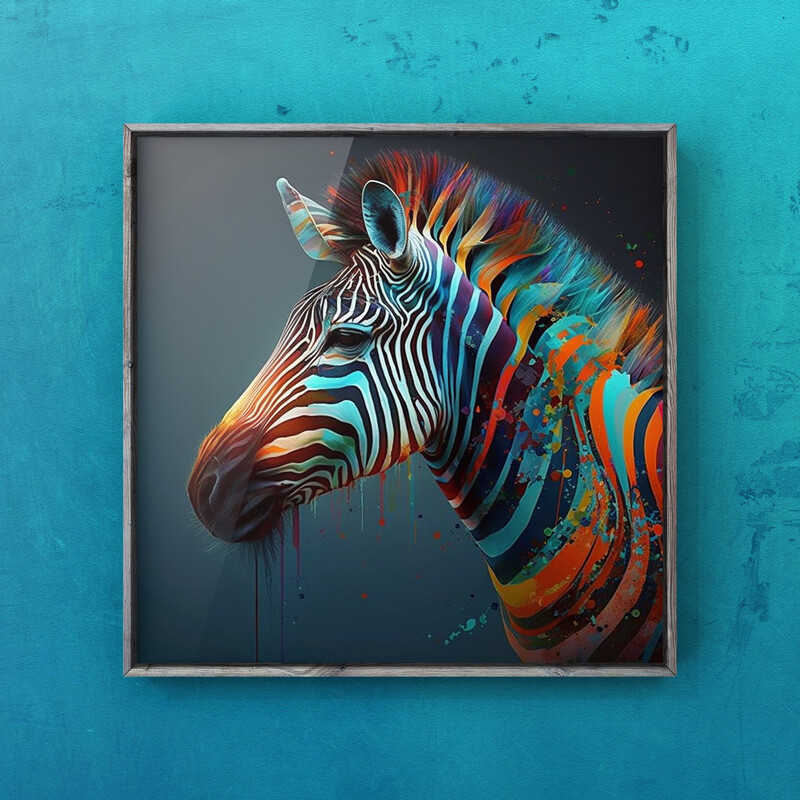 Animal kingdom: Racing Stripes | Original Canvas Art Or Print