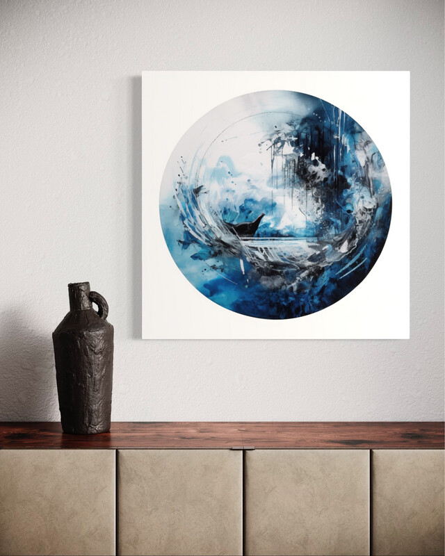 Travel Art: Arctic Circle | Original Canvas Art Or Print