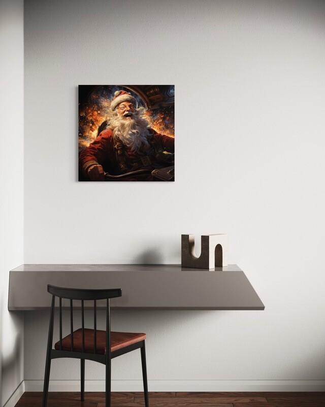 Jolly Laughter The Spirit of Santa | Original Art Print