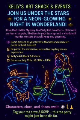 Mad Hatter Mystery Tea Party Ticket