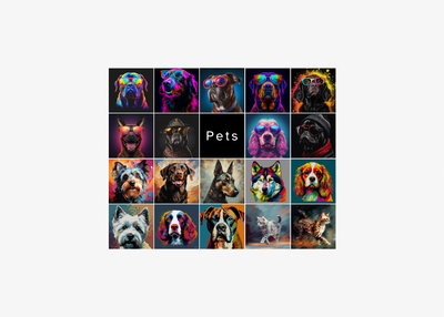 Pet Pop Art Portraits Pet Pop Art Portraits