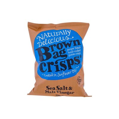 Kartoffelchips mit Meersalz und Malzessig