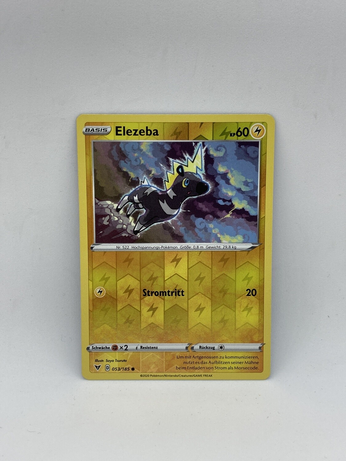 053/185  Reverse Holo Farbenschock Pokemon Elezeba