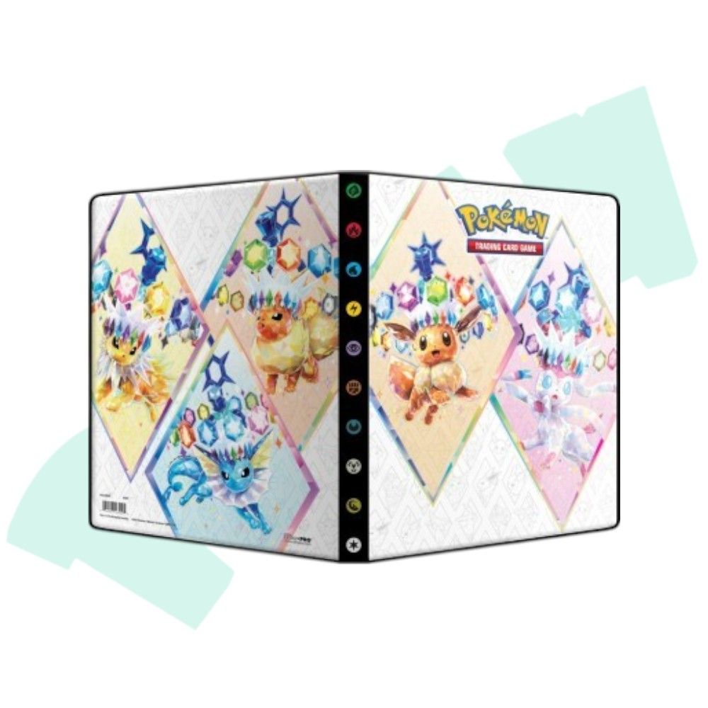 ALBUM POKEMON SCARLATTO E VIOLETTO 8.5 EVOLUZIONI PRISMATICHE DA 9 TASCHE E 14 PAGINE DI ULTRA PRO