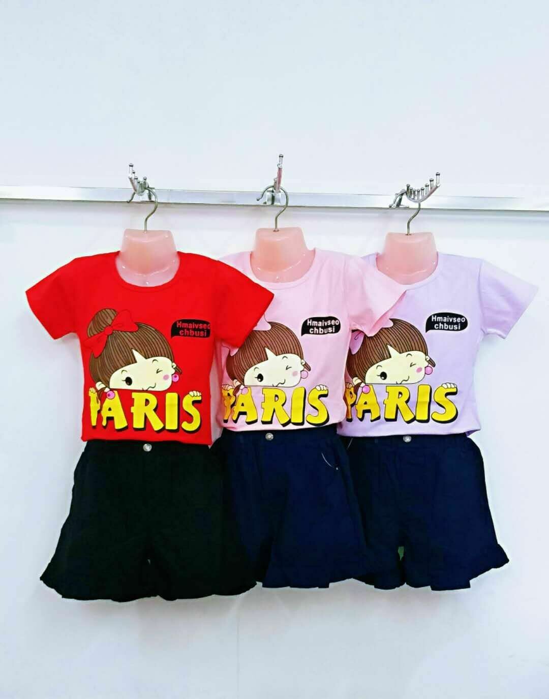 Assorted Designs Children Girl Summer Casual Set
