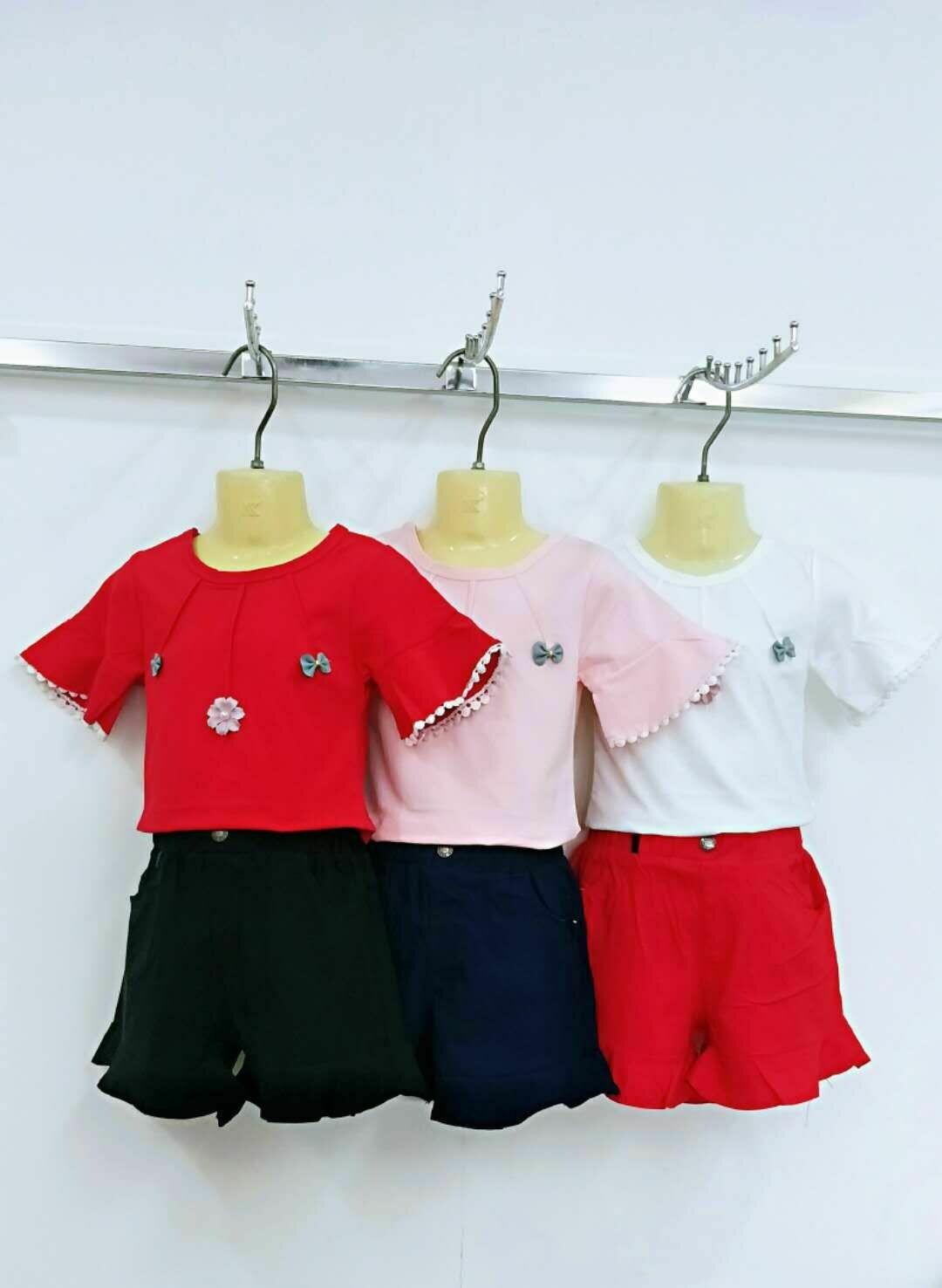 Assorted Designs Children Girl Summer Casual Set