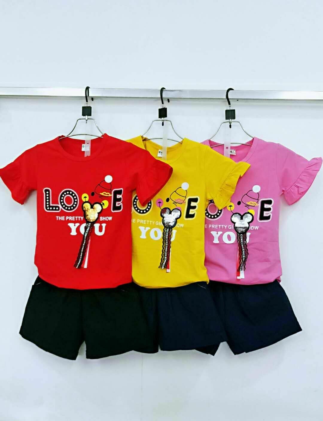 Assorted Designs Children Girl Summer Casual Set