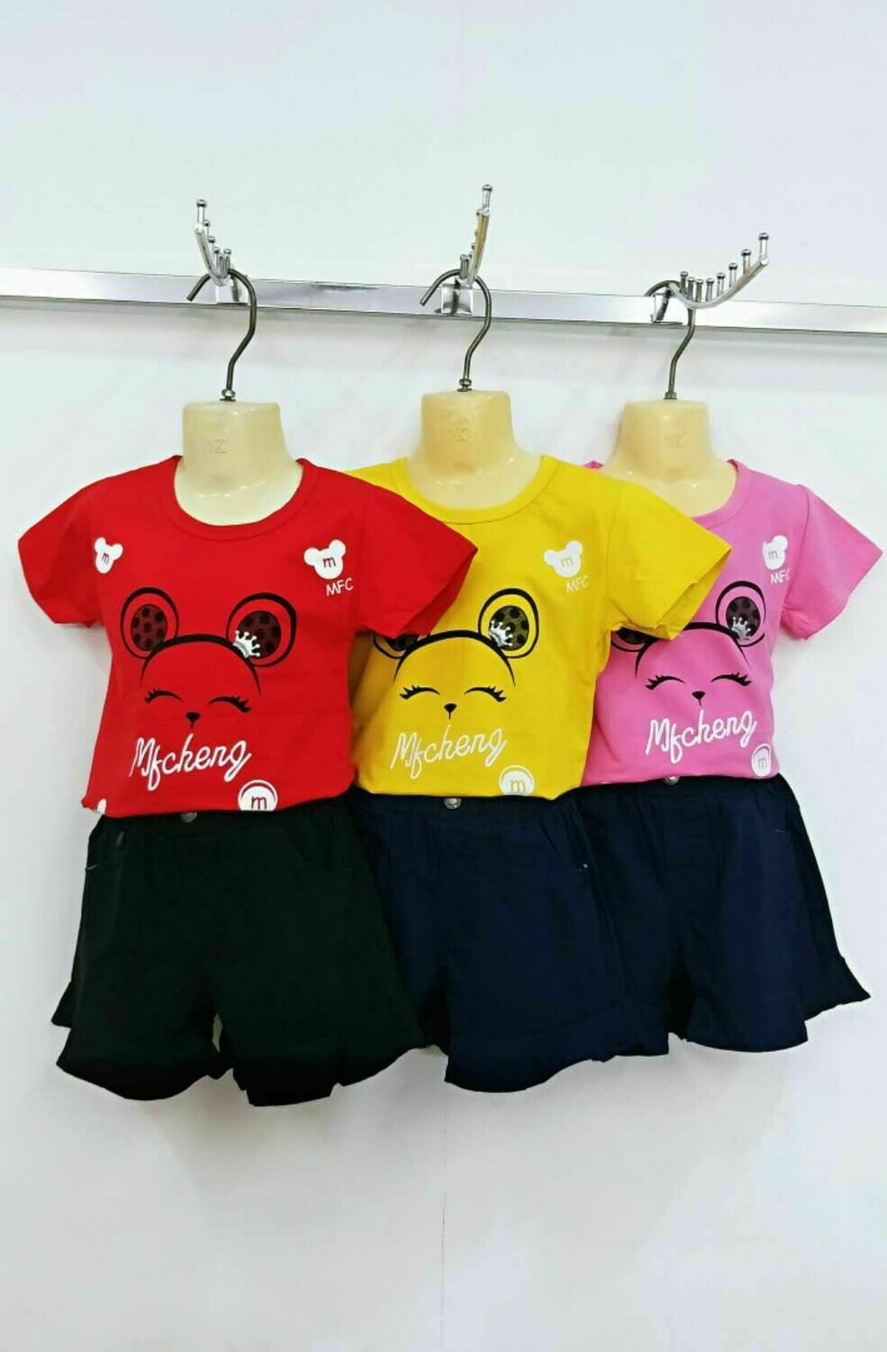 Assorted Designs Children Girl Summer Casual Set