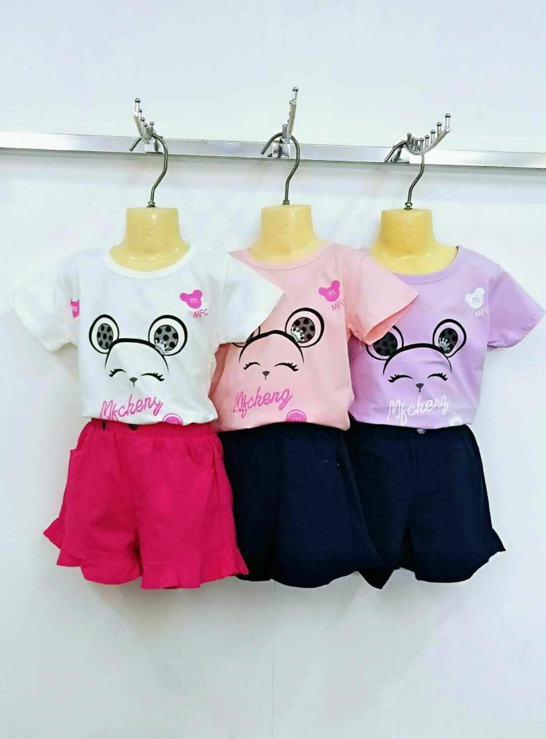 Assorted Designs Children Girl Summer Casual Set