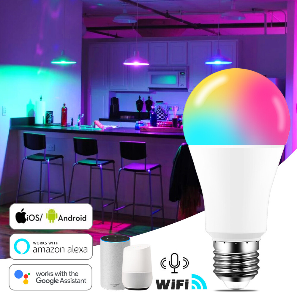 Smart Light Bulb 15W WIFI RGB lamp E27