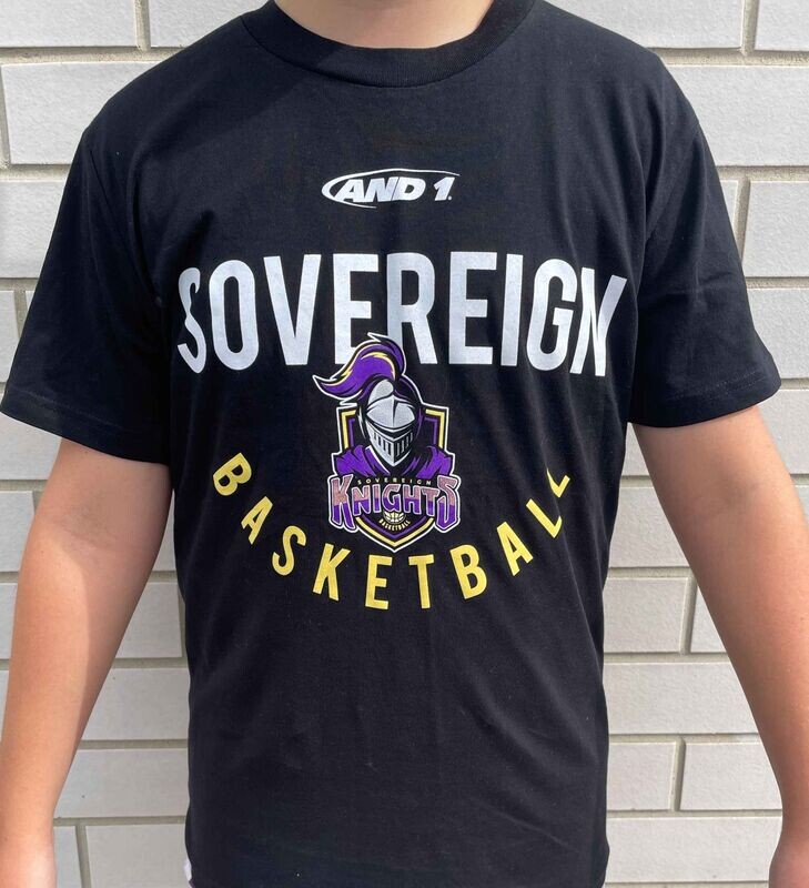 Black Cotton Short Sleeve Tee