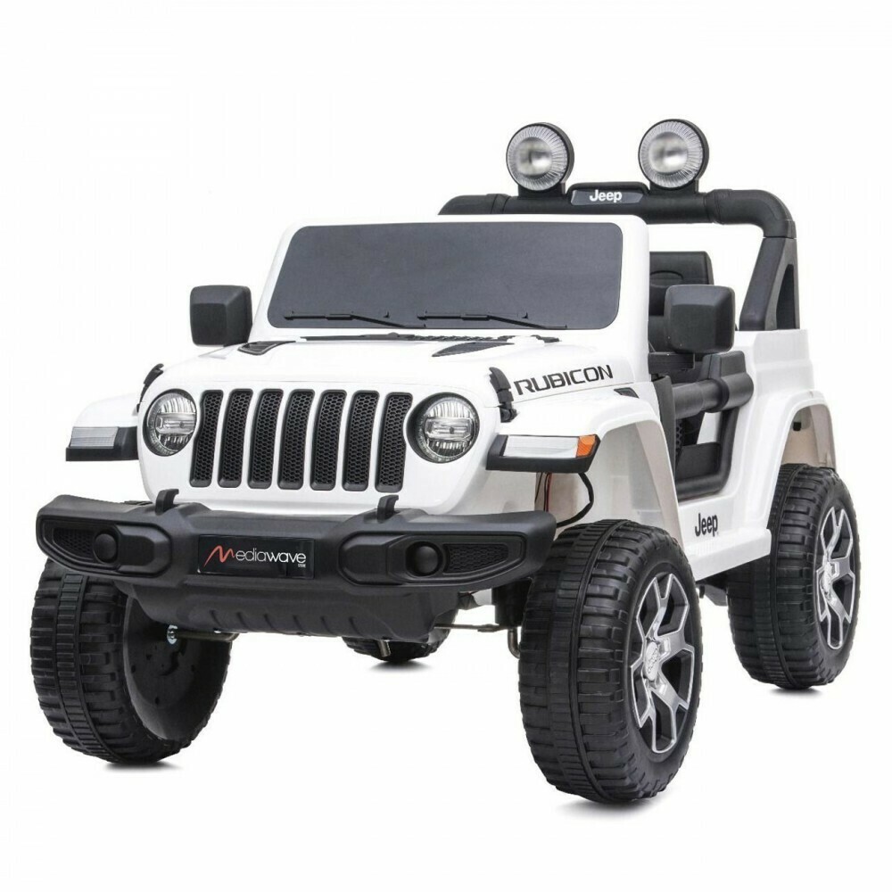JEEP WRANGLER  BAMBINI 12V BIPOSTO TELECOMANDO LUCI E SUONI SCHERMO MP4