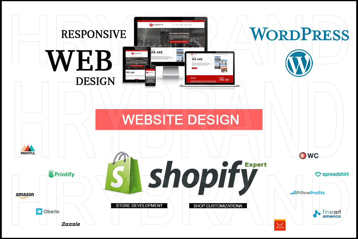I will Setup Your Business Website And E-commerce Web Store on WordPress, Shopify, Wix, Woocommerce Etc