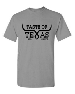 Taste of Texas BBQ Sauce Tee - Gray