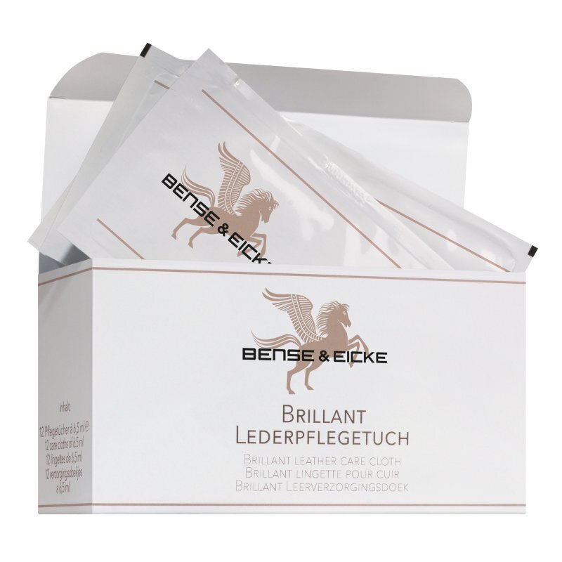 Brillant Lederpflegetücher - 12 Stück
