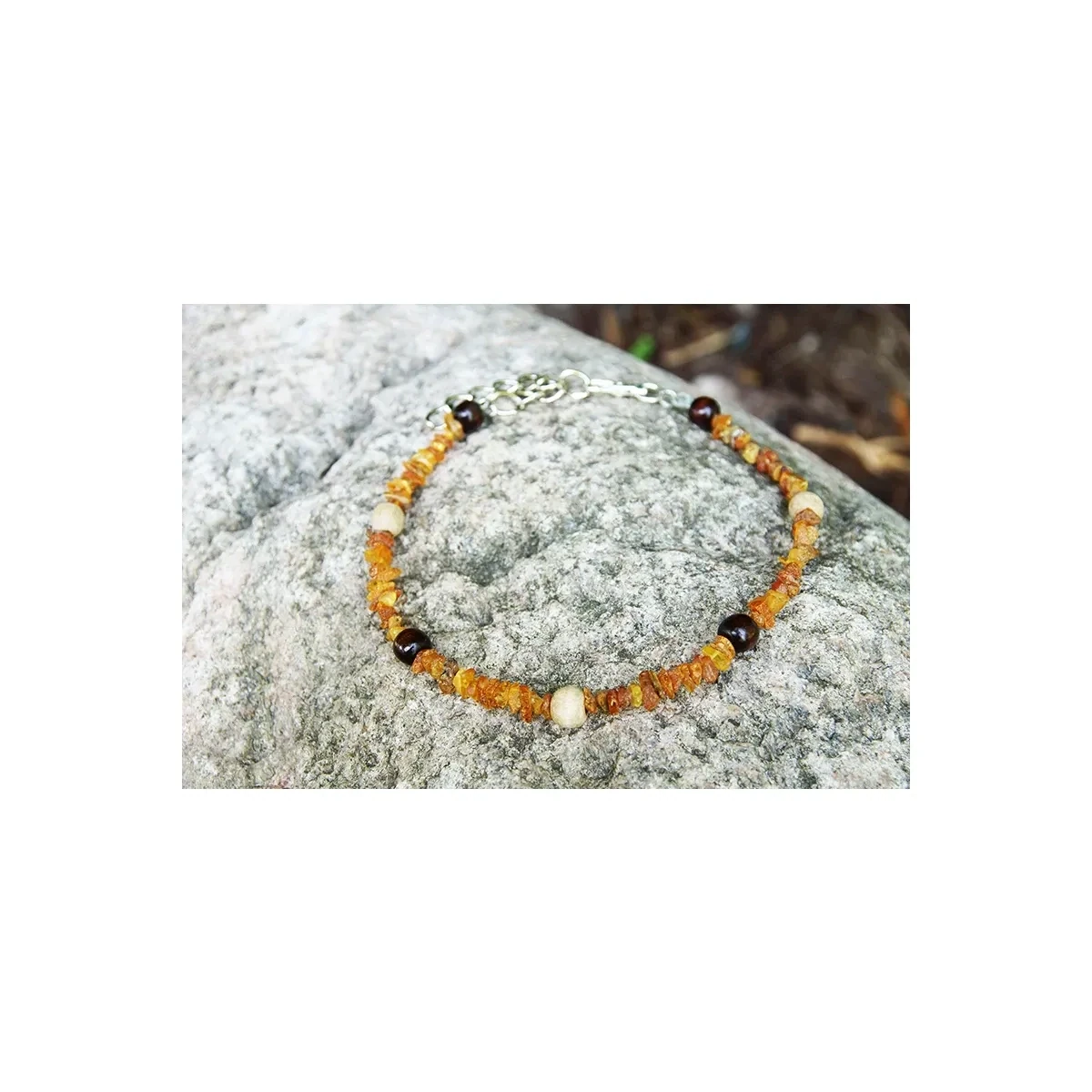 Hundehalsband "Bernstein" Nature