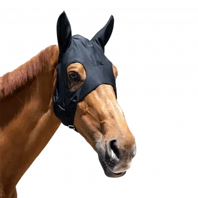 Fenwick Stressmaske mit Ohren, Größe: L, Farbe: Schwarz