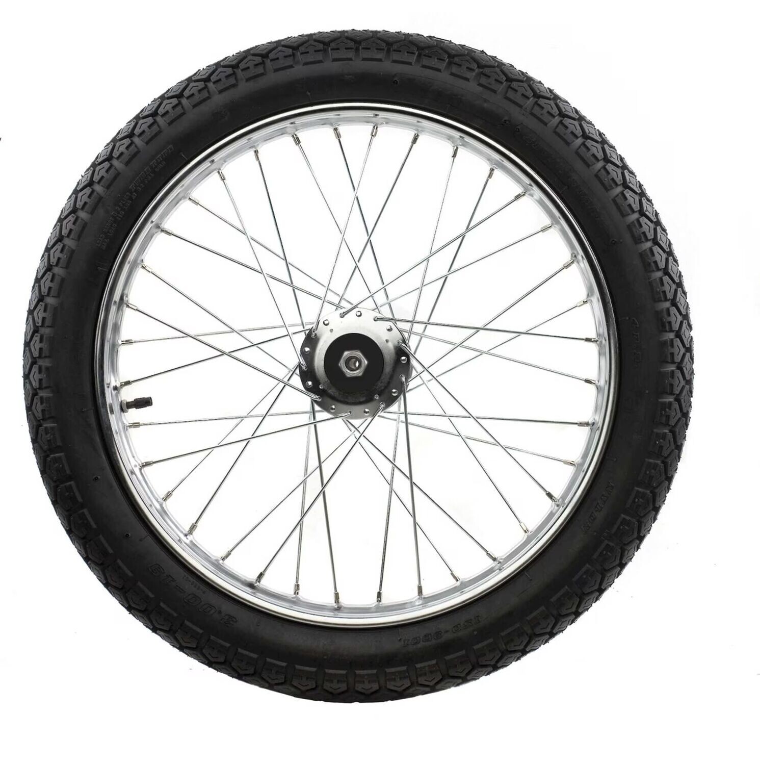 Rockcart Rad, 19"x3.00, Edelstahl (wird im Paar verkauft)