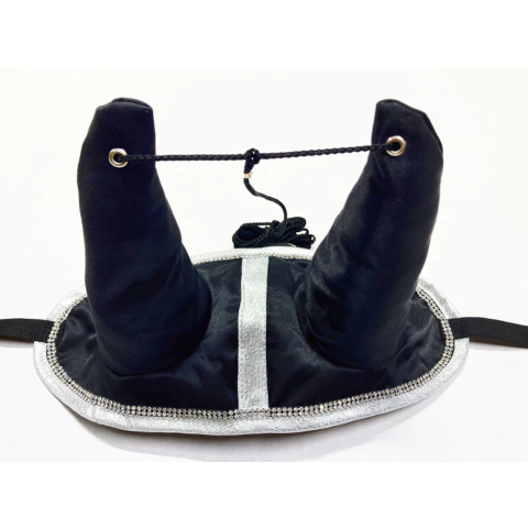 Finntack Elite Ohrenkappe mit Bling zum Ziehen mit Bommel