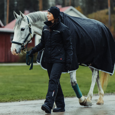 Finntack Pro Alaska Winterhose für Damen, Größe: 36, Farbe: Schwarz