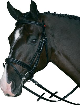 HorseGuard Trensenzaum mit Supergrip-Zügel