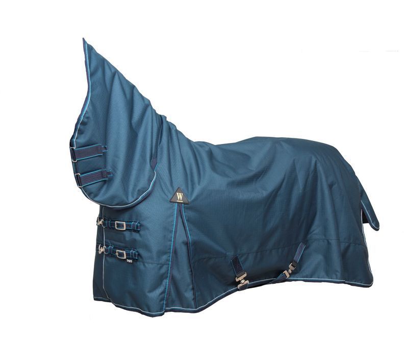 Wahlsten Waterfall Outdoordecke – 1200D, 50 g, mit festem Halsteil, Petrol