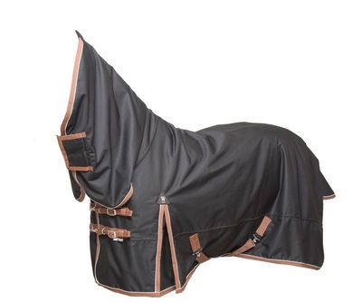 ​Wahlsten Fullrain Outdoordecke – 600D, 100 g, Fullneck, Schwarz