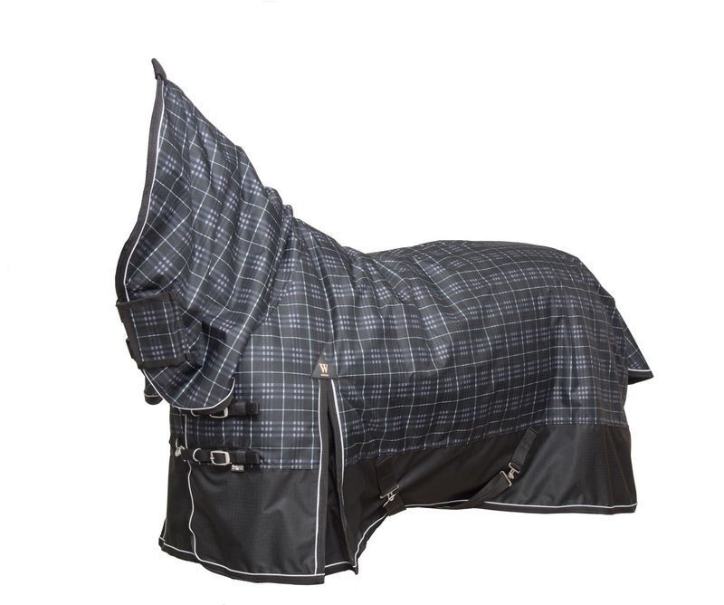 ​Wahlsten Bondi Outdoordecke – 600D, 300 g, Fullneck, Black Check
