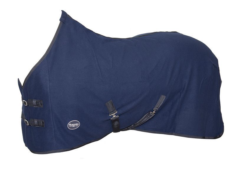 ​Wahlsten Abschwitzdecke – Navy Blue, mit Kreuzgurten