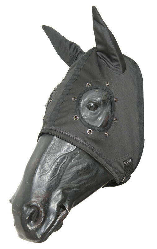 Wahlsten Maske Glitter mit Ohren und Druckknöpfe