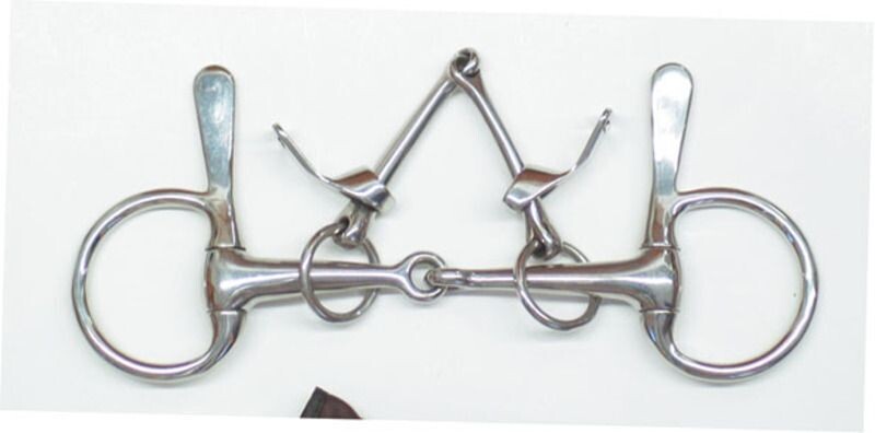 Trabergebiss mit festen Scheckgebiss Trabergebiss mit festen Scheckgebiss