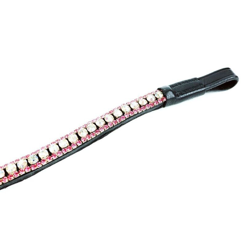 Stirnriemen "Multi Rose" Equitare