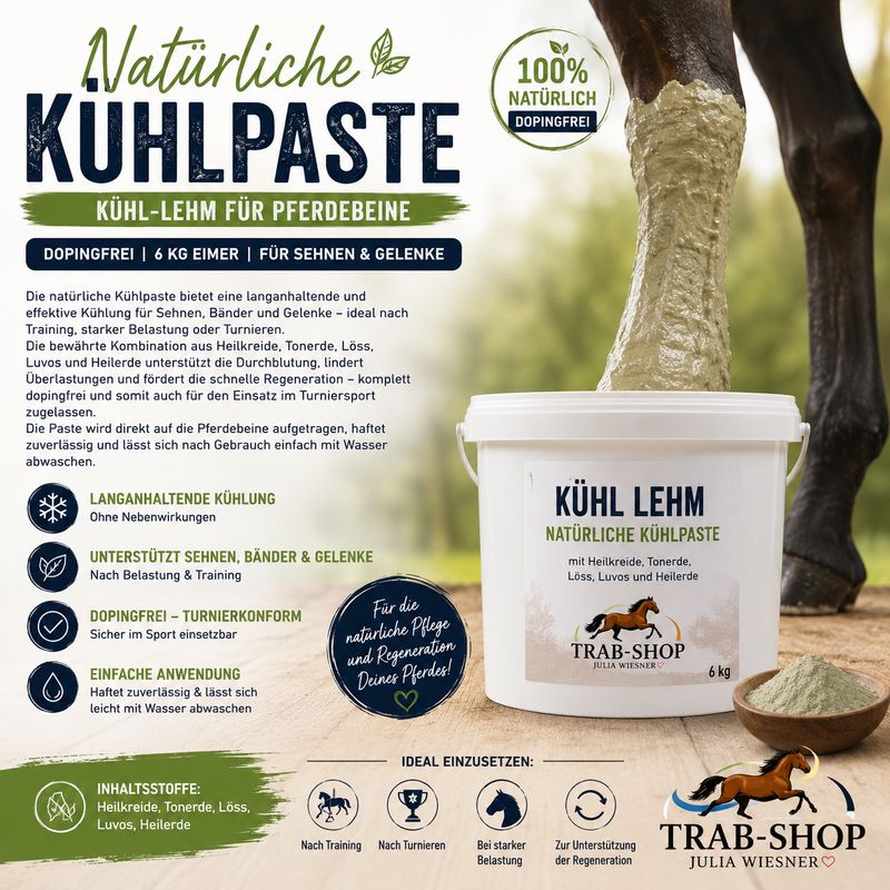 Kühl-Lehm - natürliche Kühlpaste Kühl-Lehm - natürliche Kühlpaste
