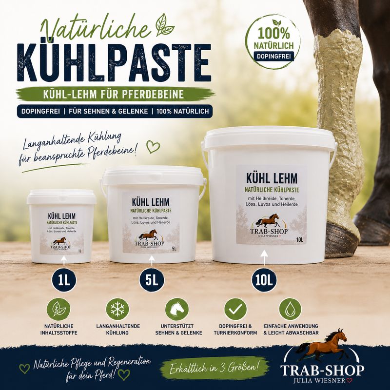 Kühl-Lehm - natürliche Kühlpaste