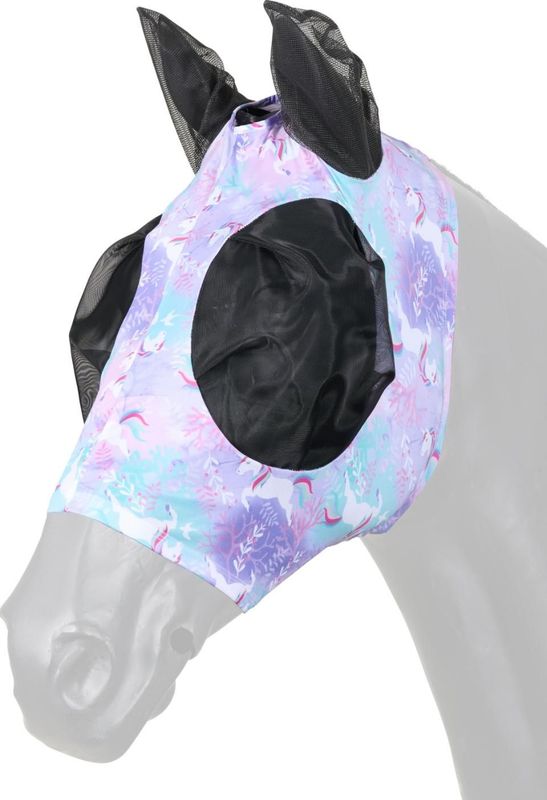 HorseGuard Fliegenmaske mit Print – Lycra