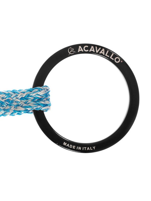 ACAVALLO Jumpe AluPro Gebiss – Schwarz, 135 mm