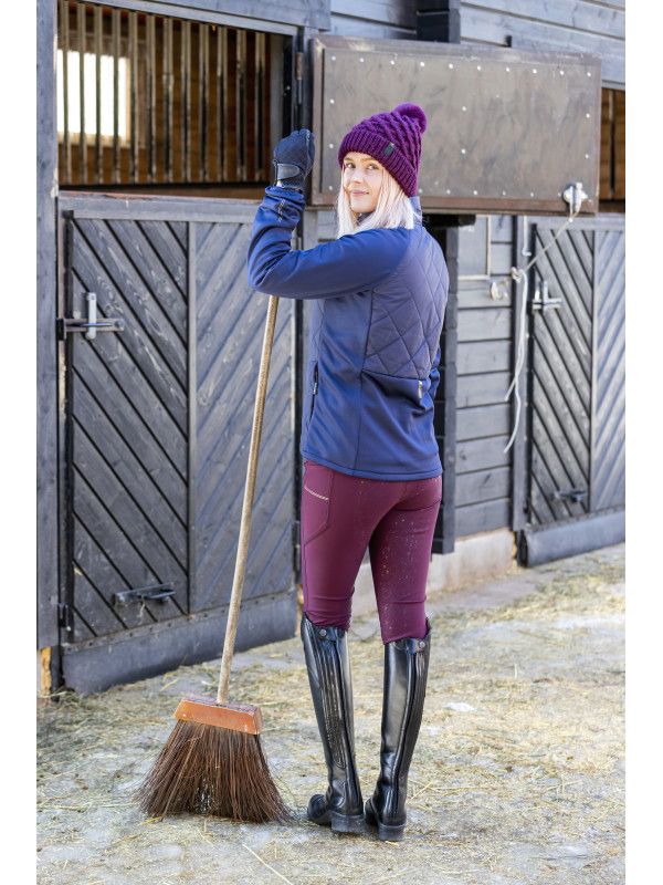 Wahlsten Calomel Damen Reitleggings – Burgundy