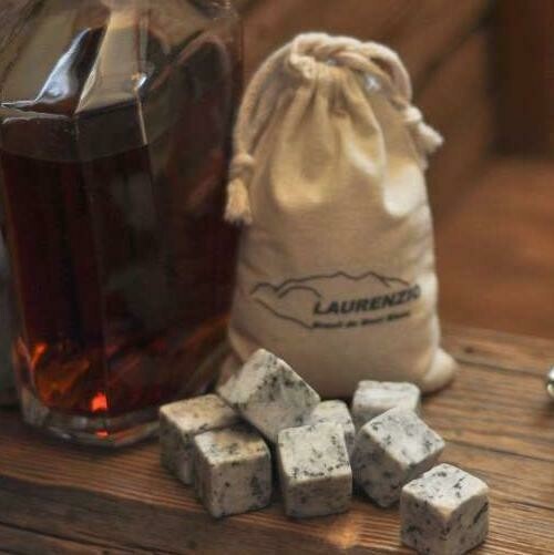 Sachet de glaçons en granit du Mont-Blanc
