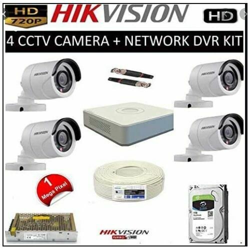 Hikvision 8 CHANNEL HD HIK CCTV Cameras Package