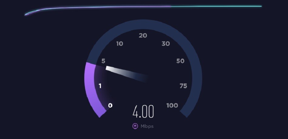 speed of 4mbps