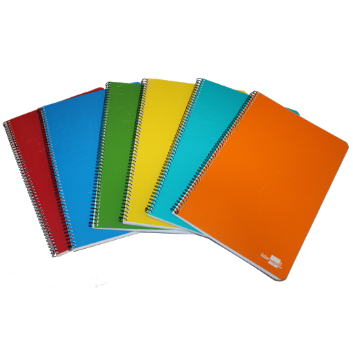 Libreta tamaño Cuartilla 60gr, 80 hojas