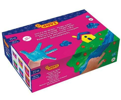 Pintura de dedos Jovi (6 colores)