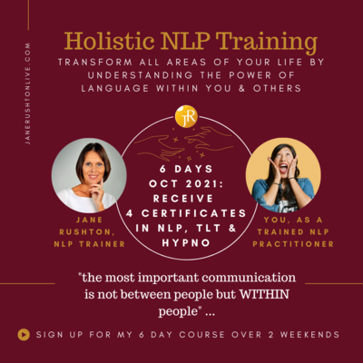 HOLISTIC NLP PRACTITIONER Training April 2022 HOLISTIC NLP PRACTITIONER Training April 2022