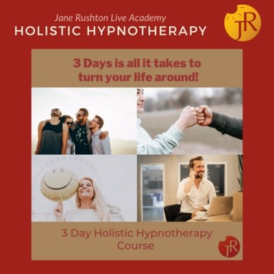Holistic Hypnotherapy - 3 Day Course
(4th, 5th & 6th of November 2022)