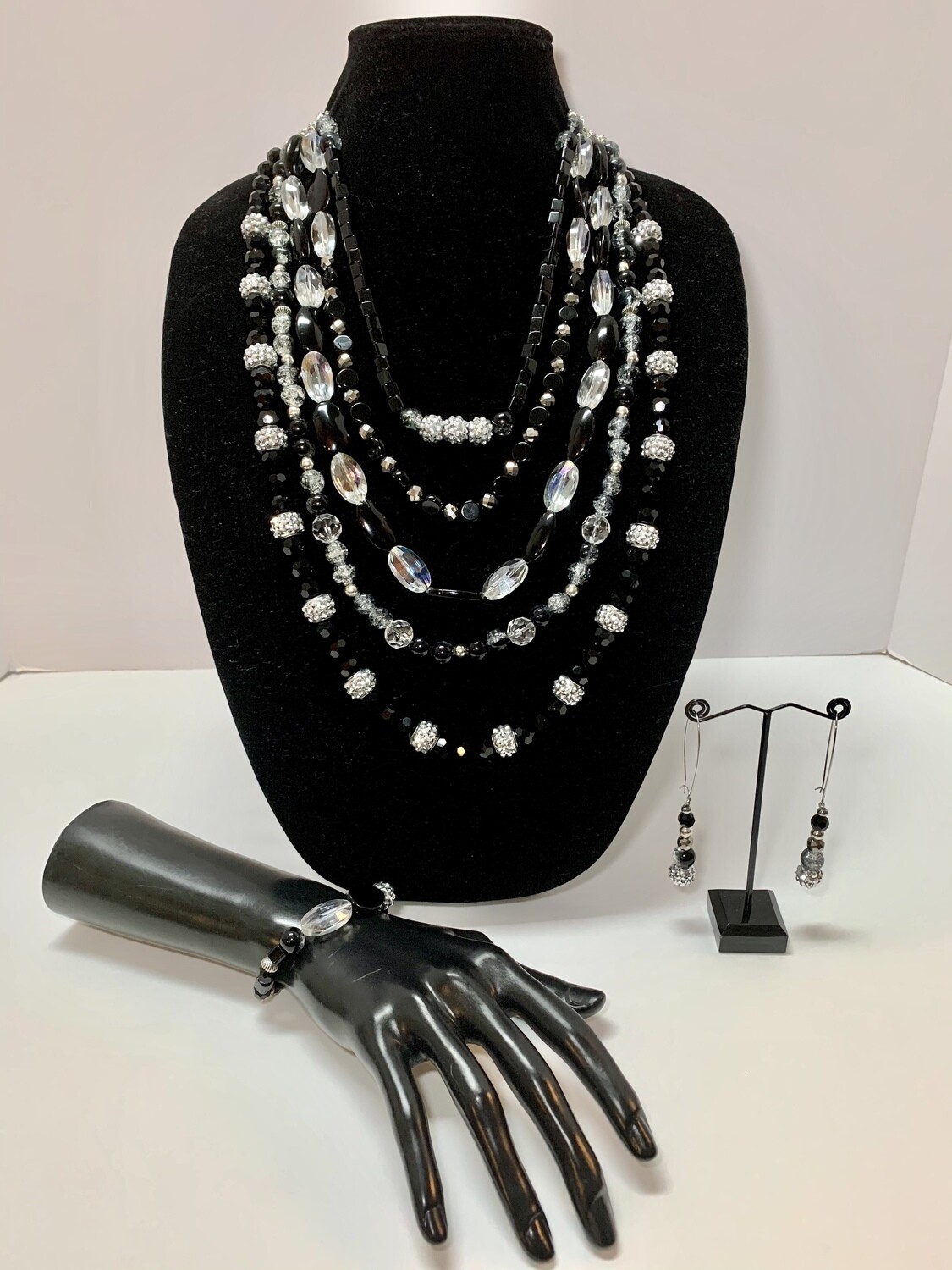 Bling n Black Drape