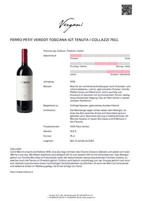 Ferro Petit Verdot Toscana IGT