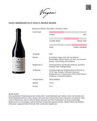 Iago Barbaresco DOCG Mura Mura