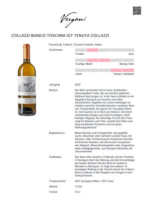 Collazzi Bianco Toscana igt Tenuta Collazzi