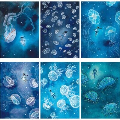 Jellyfish series - Gallery Nucleus POW7 show (pick print in options)